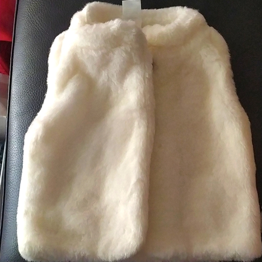 All white winter jacket for baby. 6months